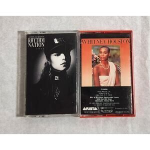 Janet Jackson Rhythm Nation & Whitney Houston Self Title Cassettes Tested (80's)